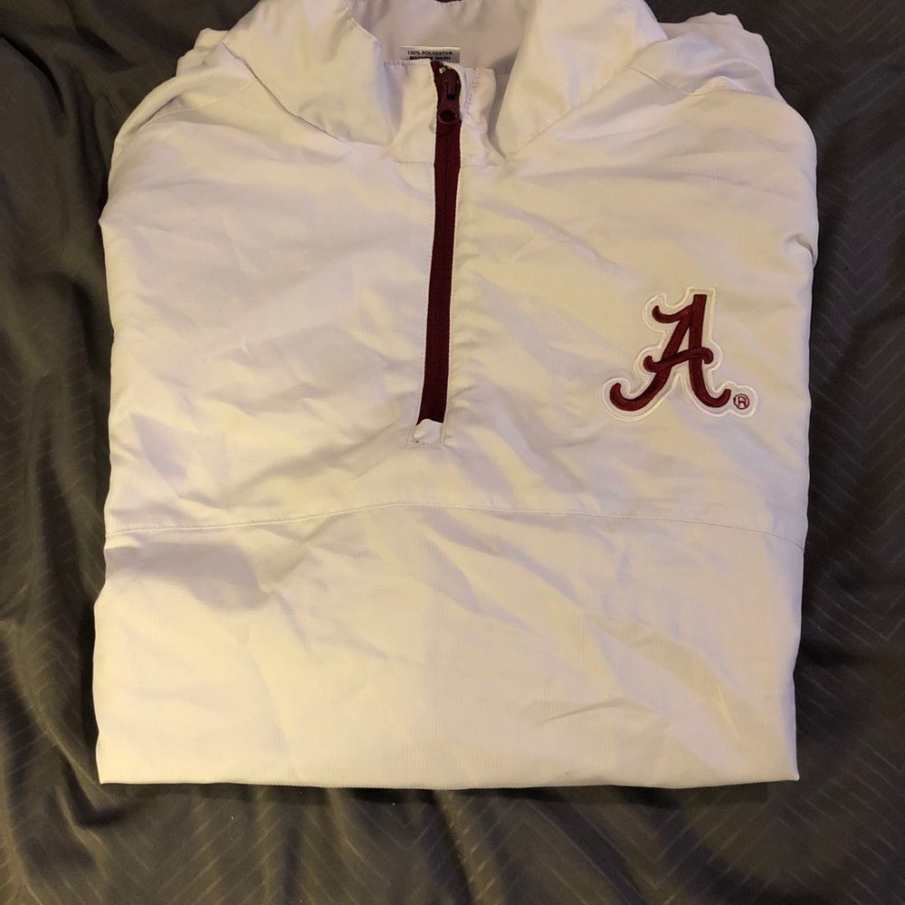 University Of Alabama white with crimson pullover